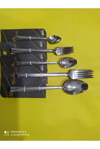 TERCAN 30 Parça Kaşık Takımı Gül Çelik