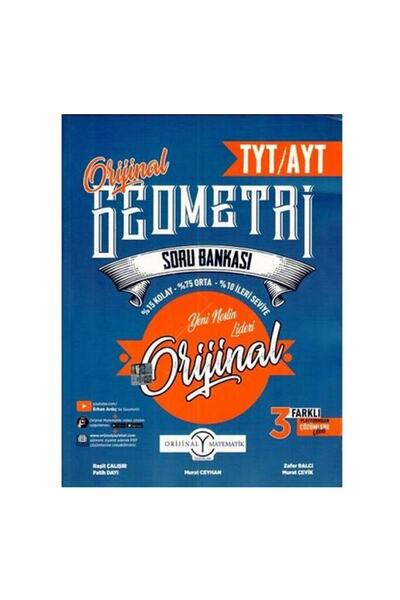 Orjinal Tyt Ayt Geometri Soru Bankası Orijinal Yayınları