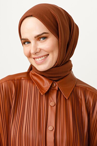 VALORSCARF pamuk kraş şal kızıl kahve