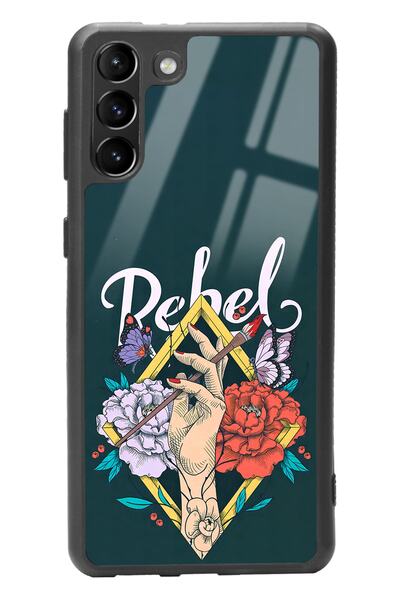 Spoyi حافظة هاتف سامسونج S-21 بلس بتصميم ريبيل لامع