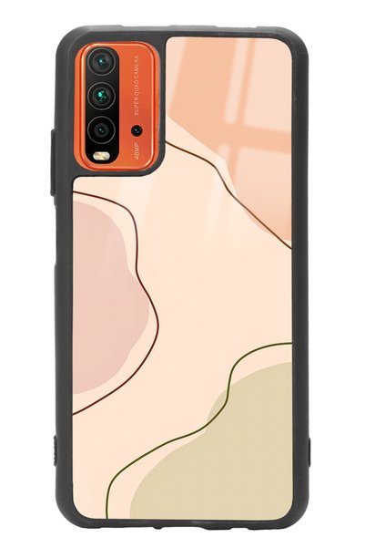 Spoyi حافظة هاتف لامعة بتصميم ألوان عارية لهاتف Xiaomi Redmi 9t