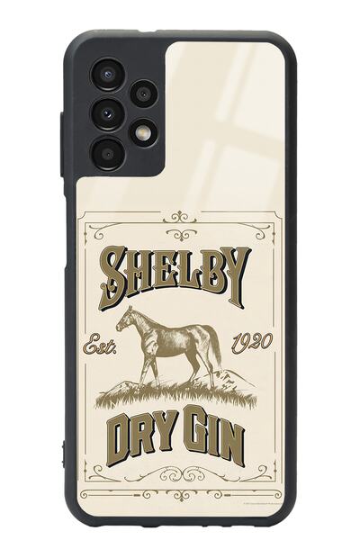 Spoyi Samsung A-13 Peaky Blinders Shelby Dry Gin Design Glossy Phone Case