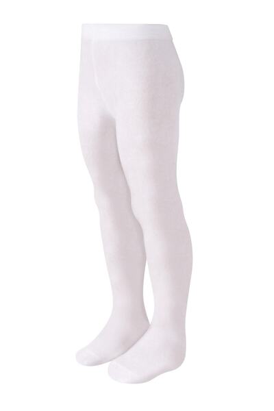 Bonny Silver Odor-Free Pantyhose Girl's White Silver Socks