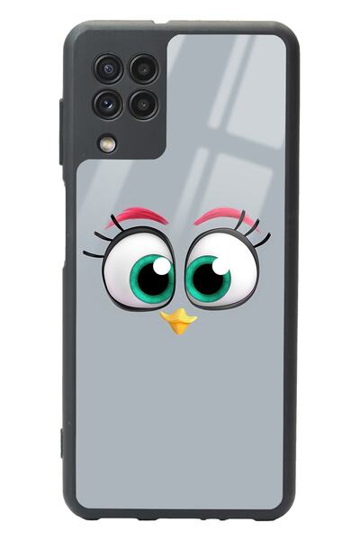 Spoyi Samsung A-22 Gray Design Glossy Phone Case