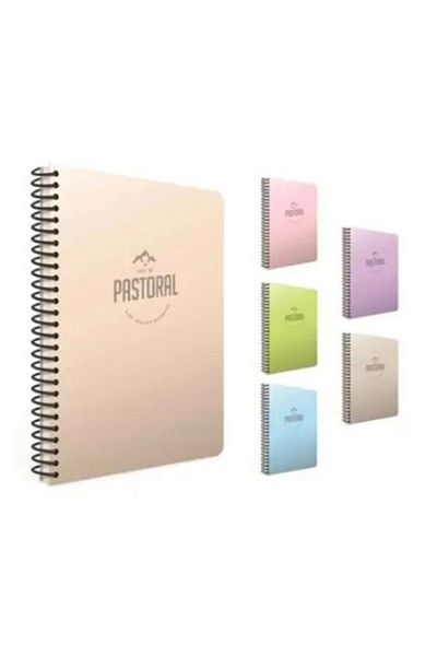 Gıpta Pastoral Spiral PP Cover 96 Sheets Ruled Notebook 3253