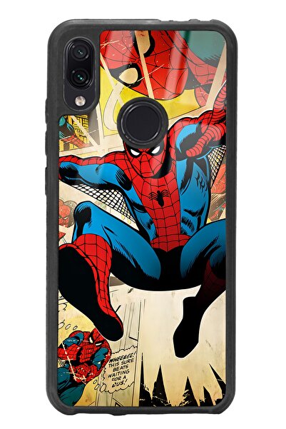 Spoyi Xiaomi Redmi Note 7 Spider-man Örümcek Adam Tasarımlı Glossy Telefon Kı...