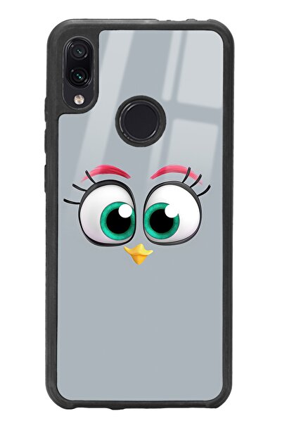 Spoyi Xiaomi Redmi Note 7 Grey Tasarımlı Glossy Telefon Kılıfı