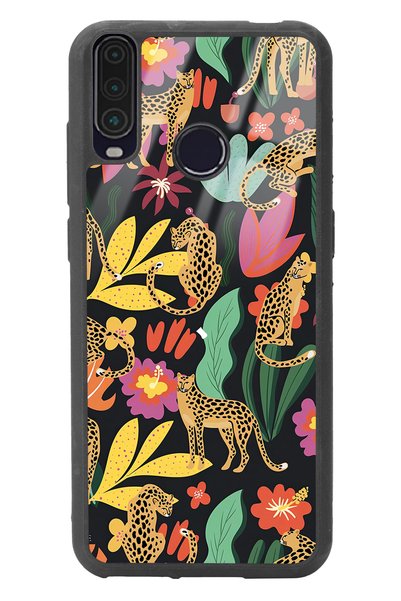 Spoyi General Mobile Gm 10 Floral Cats Design Glossy Phone Case