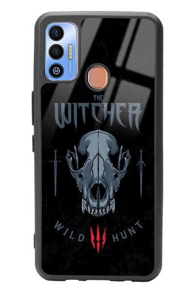 Spoyi غلاف هاتف لامع بتصميم Wild Hund لهاتف Tecno Spark 7t Witcher 3