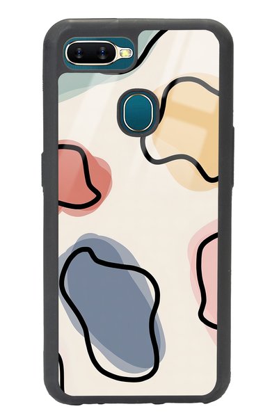 Spoyi حافظة هاتف لامعة بتصميم حليبي عاري لهاتف اوبو A5s
