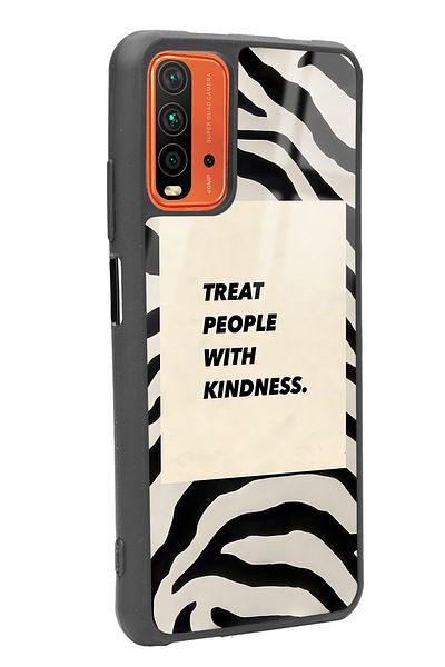 Spoyi حافظة هاتف لامعة بتصميم شعار الحمار الوحشي لهاتف Xiaomi Redmi 9t