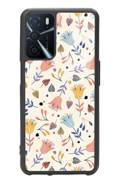 Spoyi حافظة هاتف لامعة بتصميم Bindan باللون الأبيض لهاتف oppo A-16