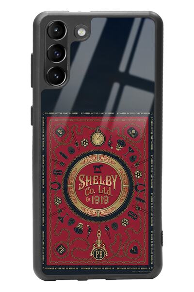 Spoyi Glossy Phone Case for Samsung S-21 Plus Peaky Blinders Shelby Co. Design