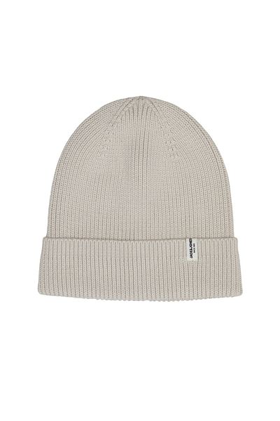 Jack & Jones Men's Beige Beret - 12193386 _Jacbrink Model Beanie Ln