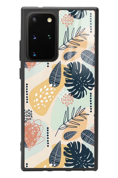 Spoyi Samsung S20 Plus Glossy Phone Case with Retro Leaf Design