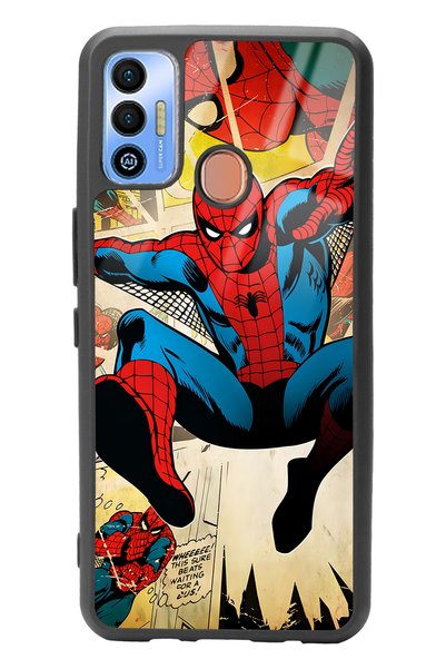 Spoyi Tecno Spark 7t Spider-Man Glossy Phone Case with Spiderman Design