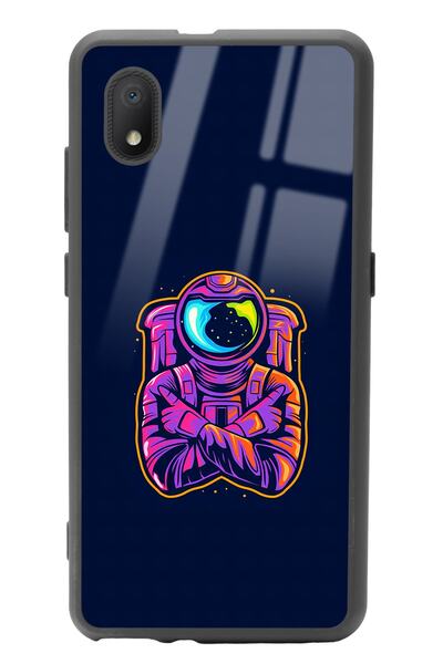 Spoyi Tcl L7 Neon Astronaut Design Glossy Phone Case