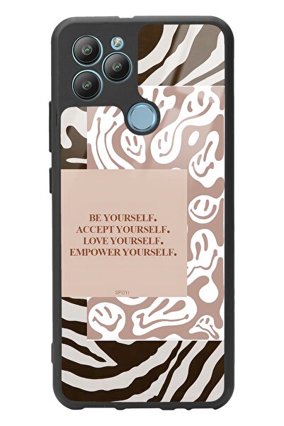 Spoyi General Mobile Gm 22 Plus Emoji Zebra Tasarımlı Glossy Telefon Kılıfı