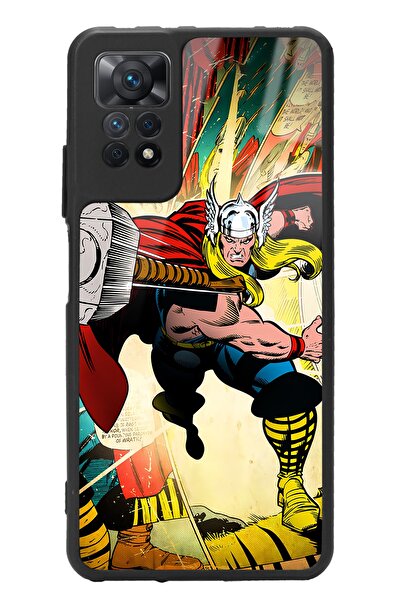 Spoyi Xiaomi Redmi Note 11 Pro Thor Tasarımlı Glossy Telefon Kılıfı