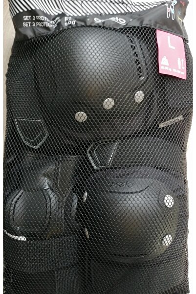 Decathlon - Paten Kaykay Bisiklet Koruma Seti Dizlik Dirseklik Bileklik Yetişkin 3lü