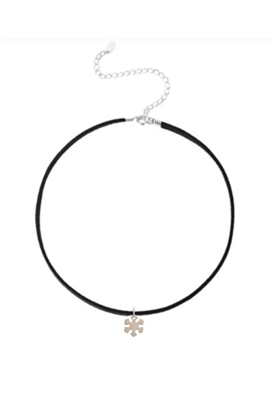 TakıConcept Kar Tanesi Detaylı Choker Kolye