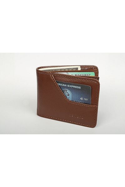 Momslab Кожен държач за карти с голям размер, мъжки държач за карти и портфейл, модел Ото