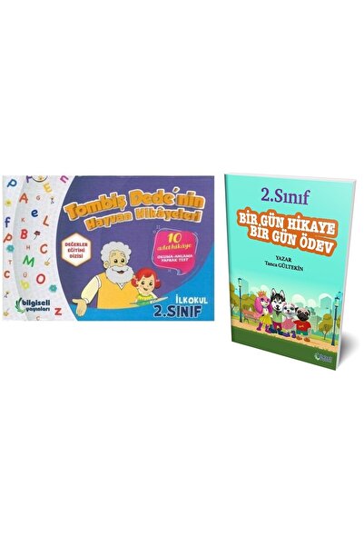 Bilgiseli Yayınları 2.sınıf Okuma Seti Tombiş Dedenin Hayvan Hik 10 Kitap + O...