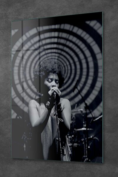 Decovetro Tablou de sticlă tematică cu cântăreț de jazz