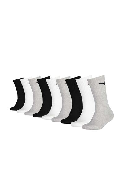 Puma Kinder Socken, 9er Pack - Sport Crew Sock,Tennissocken, ECOM