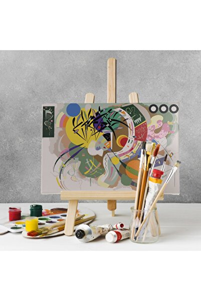 Carmen Sayılarla Boyama Seti - Wassily Kandinsky - Dominant Curve Boyama Seti