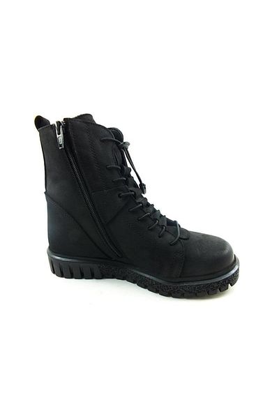 Hammer Jack Μπότες από γνήσιο δέρμα με κορδόνια μαύρο-nubuck 17945-z