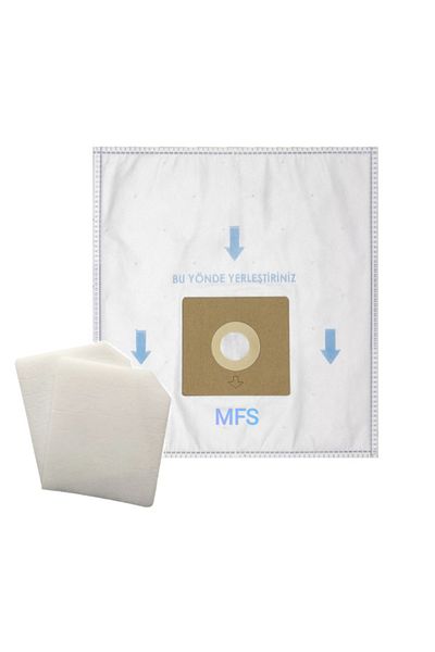 MFS Arçelik S 4240 C / S 4210 / S 4230 / S 4250 Compatible 10 Dust Bags and 2 Felt Filters