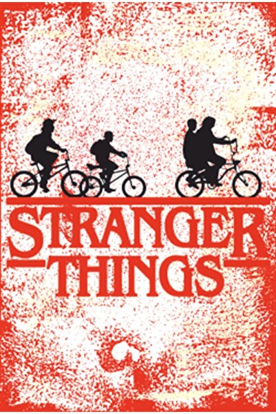 Hayat Poster Stranfer Things Minimal Retro Wooden Poster