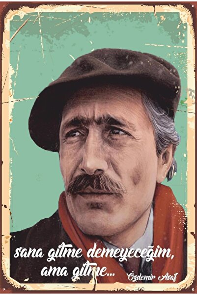 Hayat Poster Özdemir Asaf Lavinya Retro Ahşap Poster