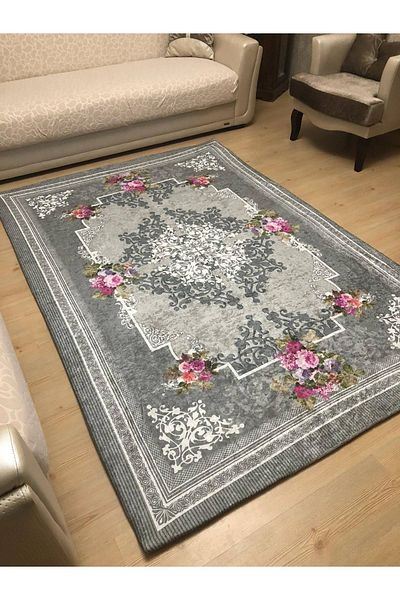 Miray Tekstil Fistanbul Modern Pattern Elastic Carpet Cover