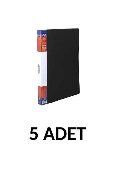 Noki 5 Pieces of Kraf 40 Pieces Presentation File Black