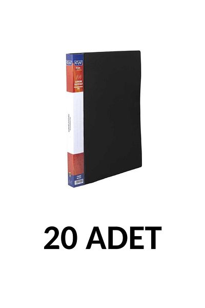 Noki 20 Pieces Kraf 40 Pieces Presentation File Black