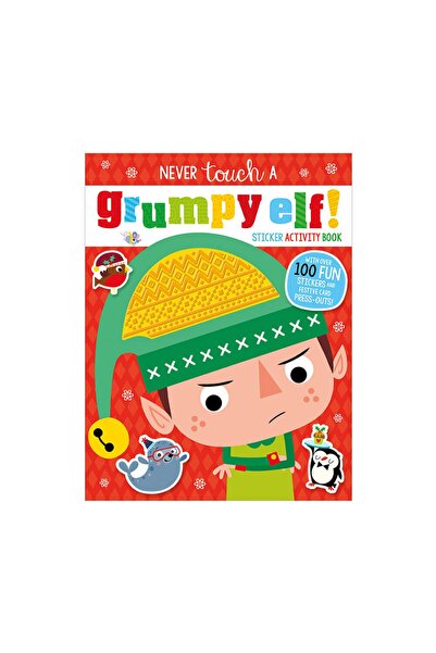 Make Believe Ideas لا تلمس أبدًا نشاط ملصق Grumpy Elf Makebelieveideas Pub