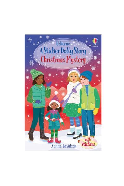 Usborne Book - Sticker Dollies Christmas Mystery, author Zanna Davidson, 5 ye...
