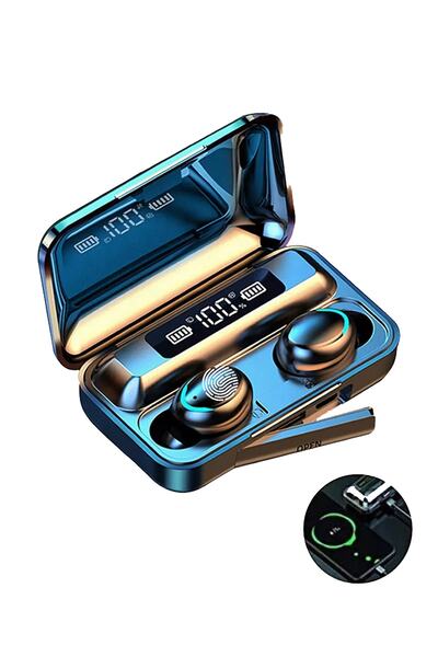 SMARTEST Bluetooth Kulaklık Kulakiçi Powerbankli Çift Mikrofonlu 2025 Dokunma...