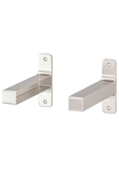 Doruk حامل رف جداري من الألومنيوم المطلي بالنيكل من غرانهولت - 20 × 12 سم، قط...