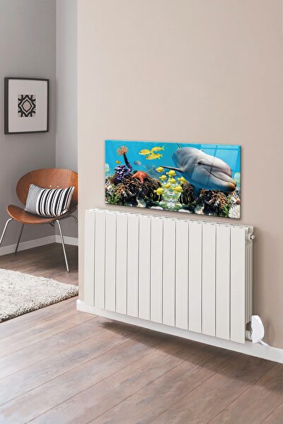 Decorita Petek Üstü Cam | Yunuslu Akvaryum | 50cm X 100cm