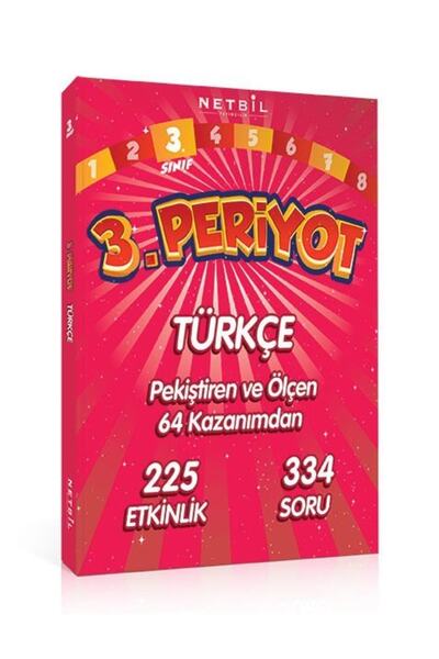 Kollektif Bilfen Netbil 3.sınıf Türkçe Periyot
