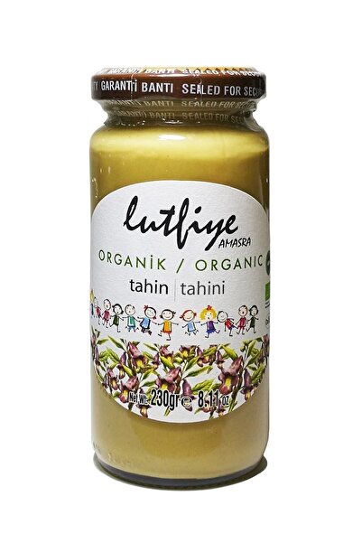 LUTFIYE الطحينة العضوية 100% سمسم محلي 230 جرام