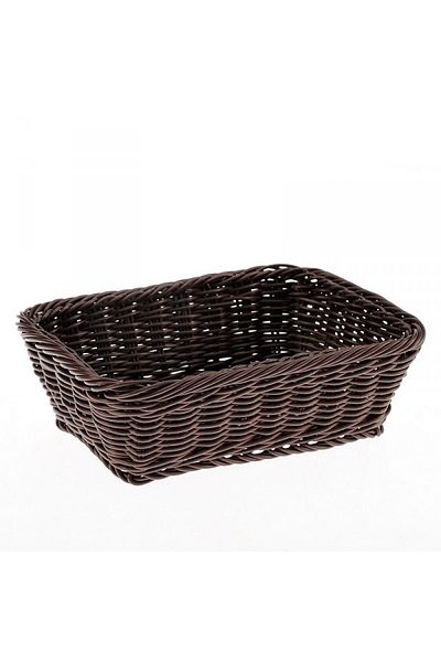 Ün-Ev 12 Pieces Rectangular Plastic Bread Basket 5202x12