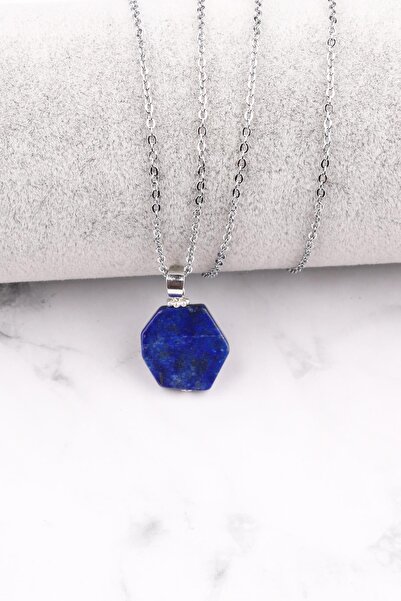 Alibaba Doğaltaş قلادة من حجر اللازورد الطبيعي