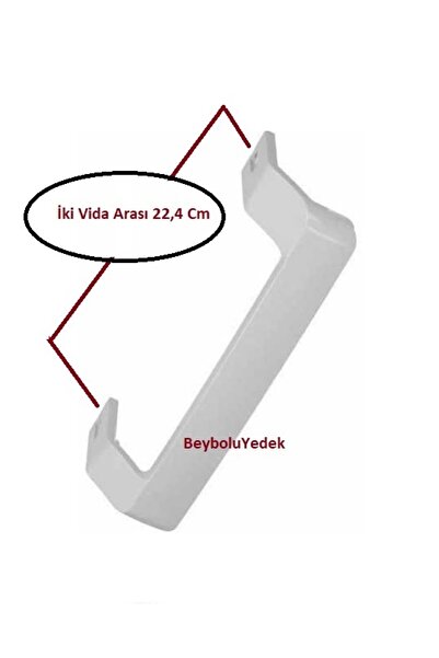 FullYedek Keysmart Key 707 Buzdolabı Kapı Kolu Beyaz Renk Buzdolabı Kol