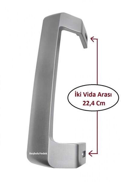 FullYedek Beko 9460 Nm Buzdolabı Kapı Kolu Gri Renk Buzdolabı Kol