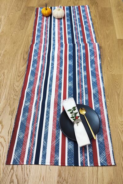 Esafe Home Parizyen Duck Linen Fabric Runner 140x40