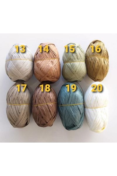 angel çanta aksesuar Special Wrap Raffia No:20 Cream